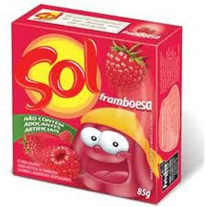 Gelatina de Framboesa Sol 35g