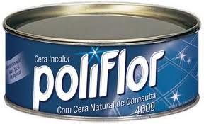 Cera Incolor Poliflor 400g